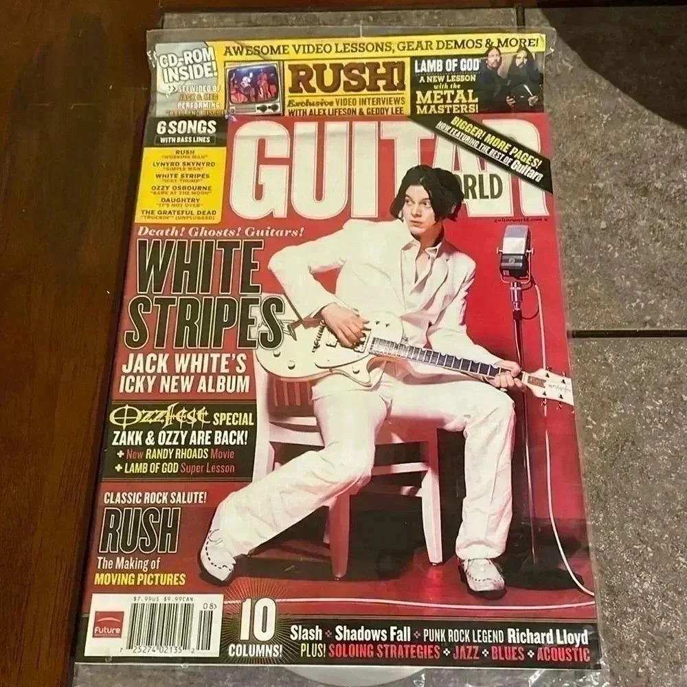 Unopened Guitar World August 2007 Magazine